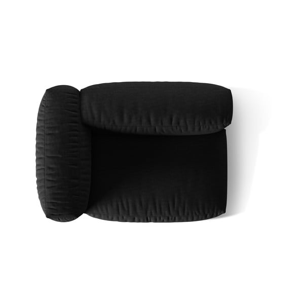 Črn modul za sedežno garnituro (levi kot) Martina – Micadoni Home-image-4