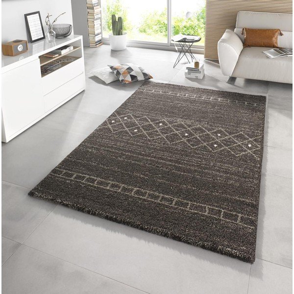 Rjava preproga Mint Rugs Stripes, 80 x 150 cm-image-1