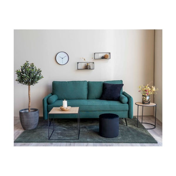 Črn puf House Nordic Ejby, ø 34 cm-image-1