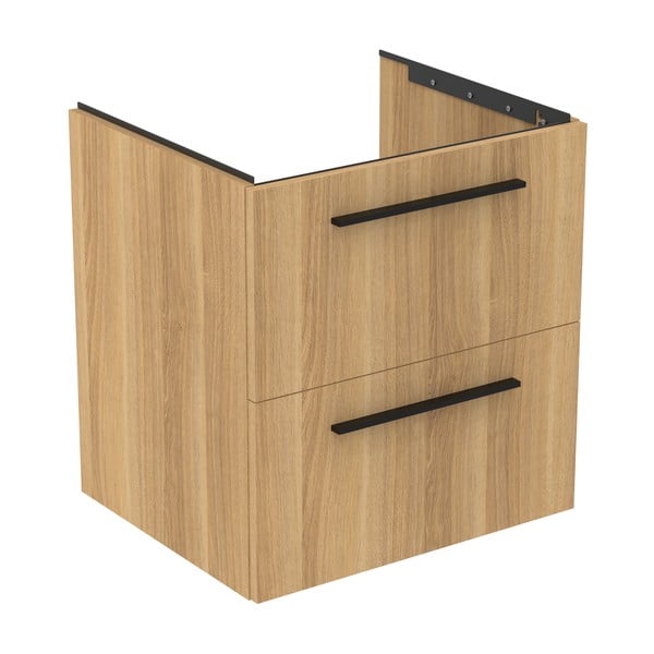 Stenska omarica za pod umivalnik v hrastovem dekorju v naravni barvi 60x63 cm i.Life B – Ideal Standard-image-4