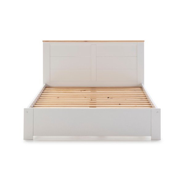 Bela zakonska postelja 140x190 cm Akira – Marckeric-image-2