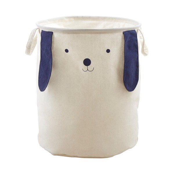 Bela tekstilna otroška škatla za shranjevanje ø 39x48 cm Mimo Dog Face – Premier Housewares