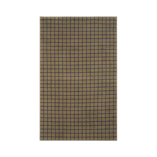 Zelena/modra bombažna brisača 90x150 cm Grid – Jotex-image-2