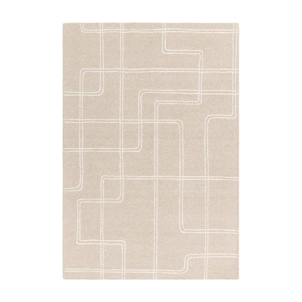 Bež ročno tkana volnena preproga 160x230 cm Ada – Asiatic Carpets
