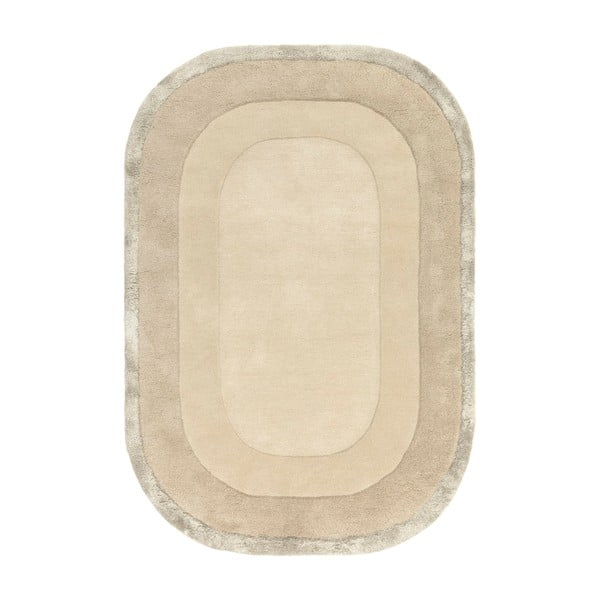 Kremno bela ročno tkana preproga iz mešanice volne 160x230 cm Halo – Asiatic Carpets
