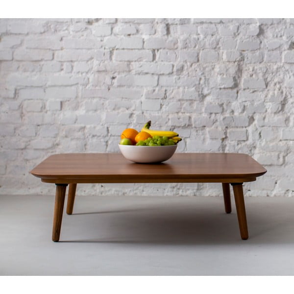 Kavna miza iz jesenovega lesa Ragaba Contrast Tetra, 110 x 110 cm-image-1