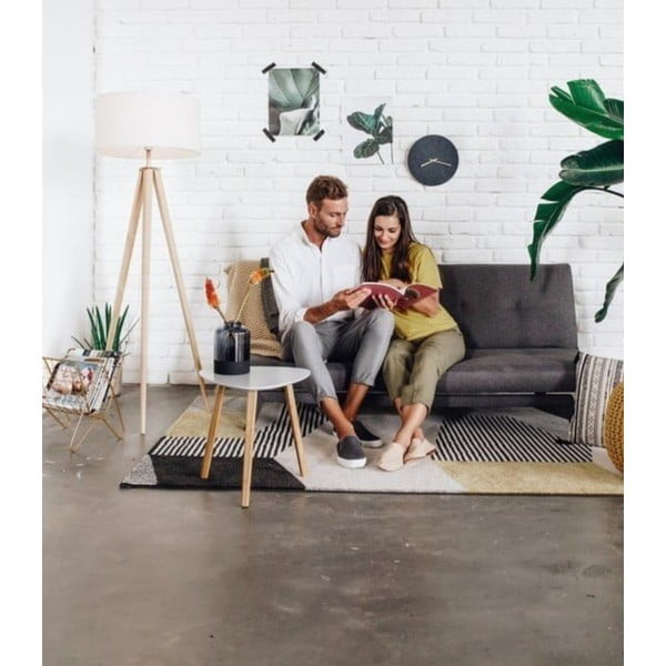 Bela klubska mizica Bonami Essentials Viby, 40 x 40 cm-image-1