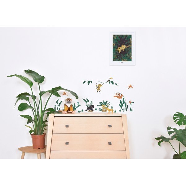 Nalepke 30x42 cm Jungle Animals – Lilipinso-image-1