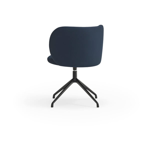 Temno moder oblazinjen jedilni stol Mogi – Teulat-image-2