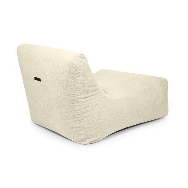 Kremno bela vreča za sedenje iz tkanine bouclé Lounge 100 – SLOWDOWN-image-4