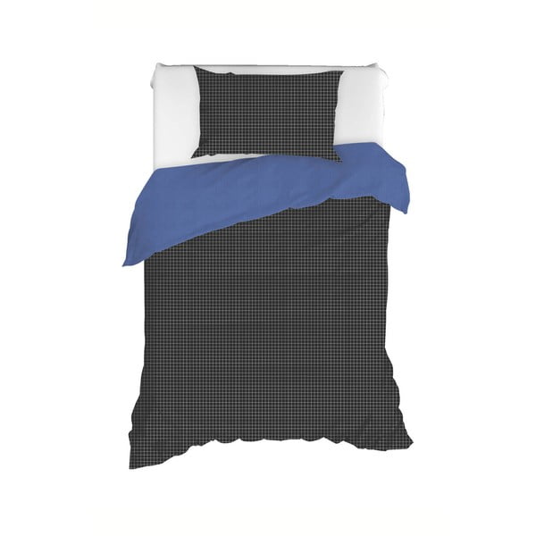 Modra podaljšana bombažna posteljnina 160x220 cm Oslo - Mijolnir