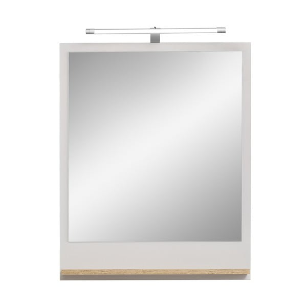 Stensko ogledalo z lučjo/s polico 60x74,5 cm Quickset 966 – Pelipal
