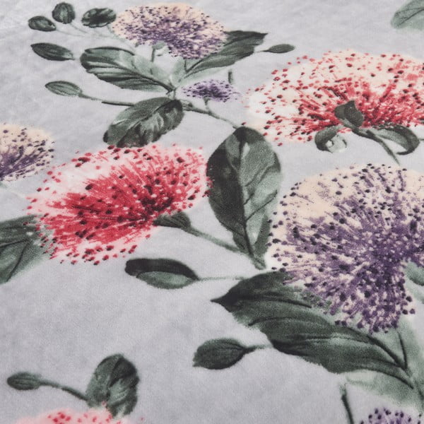 Svetlo siva enojna posteljnina iz mikropliša 140x200 cm Margot – My House-image-2