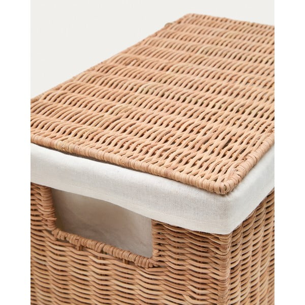 Koši za perilo v kompletu 2 ks iz ratana v naravni barvi Indali – Kave Home-image-4