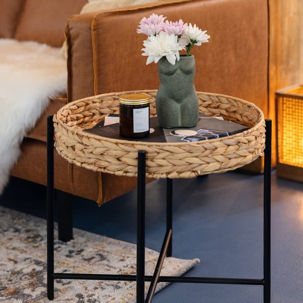 Okrogla stranska mizica ø 50 cm Naro – House Nordic-image-1