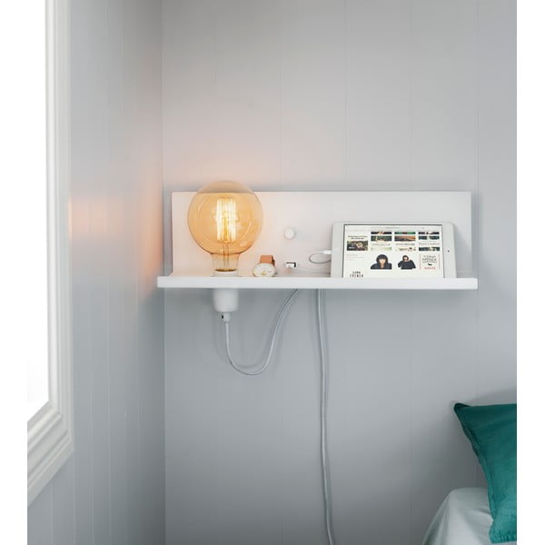 Bela stenska svetilka s polnilno postajo USB Markslöjd Multi-image-1