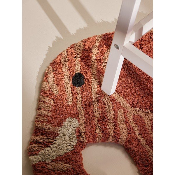 Pralna/ročno tkana bombažna otroška preproga v barvi terakote 75x120 cm Snuggle Elodie – Hanse Home-image-4