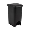 Črn plastični koš s pedalom 40 l - Addis