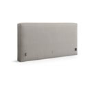 Svetlo sivo oblazinjeno vzglavje 189x100 cm Olivia – Micadoni 