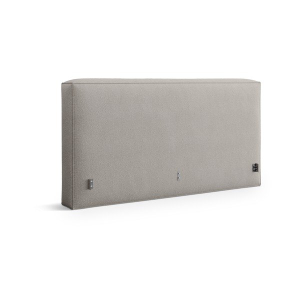 Svetlo sivo oblazinjeno vzglavje 209x100 cm Olivia – Micadoni 