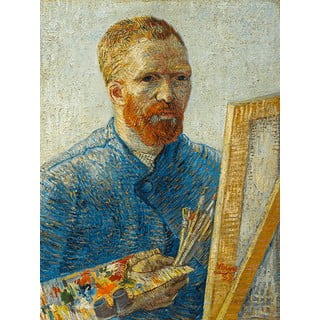 Reprodukcija slike Vincent van Gogh - Self-Portrait as a Painter, 60 x 45 cm