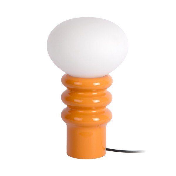 Oranžna keramična namizna svetilka (višina 33,5 cm) Catania Aro – Leitmotiv