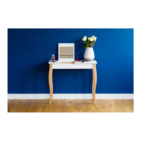 Grafitno siva toaletna mizica z ogledalom Ragaba Dressing Table, dolžina 105 cm-image-2