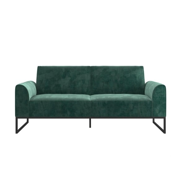 Zeleni raztegljivi kavč 217 cm Adley - CosmoLiving by Cosmopolitan