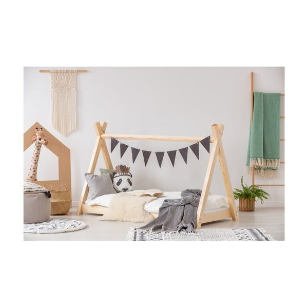 Hišna postelja iz borovega lesa Adeko Mila TP, 80 x 160 cm-image-2