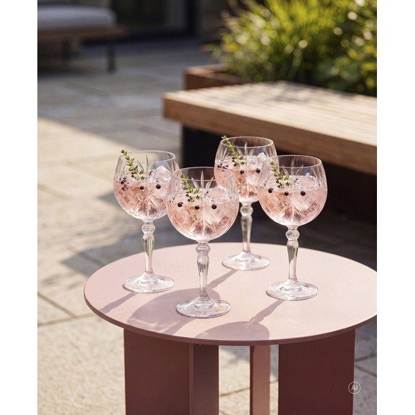 Kozarci v kompletu 4 ks za gin 650 ml Melodia – Lyngby Glas-image-3