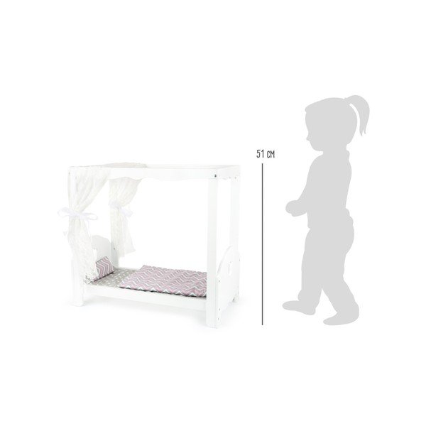 Legler Dollhouse postelja z baldahinom-image-3