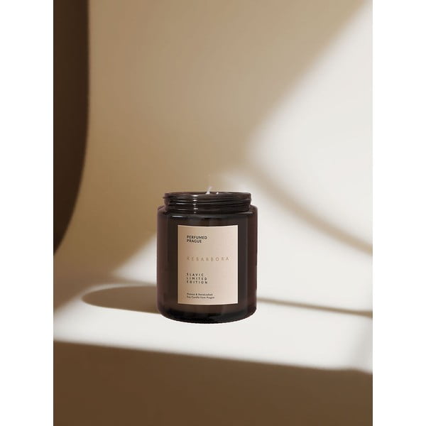 Dišeča sveča iz sojinega voska čas gorenja 40 h Slavic Edition: #07 Rhubarb – Perfumed Prague-image-1