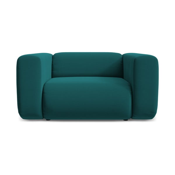 Turkizen žameten fotelj Ekahi – Makamii-image-2