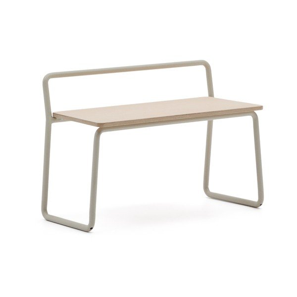 Bež/naraven klop Tinn – Kave Home-image-2