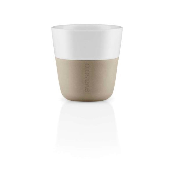 Bele/bež porcelanaste skodelice v kompletu za espresso 2 ks 80 ml – Eva Solo