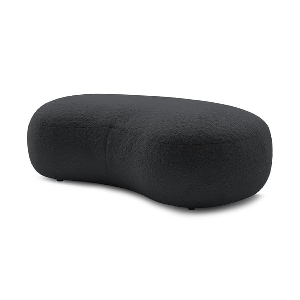 Temno siv podstavek za noge iz tkanine bouclé Saint-Germain - Bobochic Paris-image-3