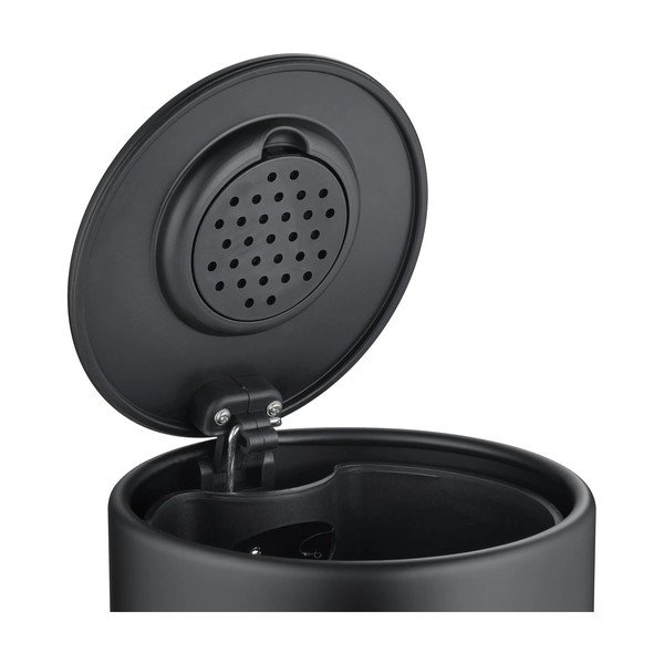 Mat črn jeklen koš za smeti s pedalom 3 l Modo – Blomus-image-2