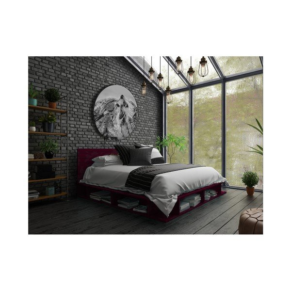 Stenska dekoracija Styler Glas Ringart Wolves, ø 70 cm-image-2