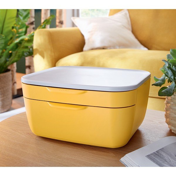 Rumena škatla s predali Leitz Cosy-image-3