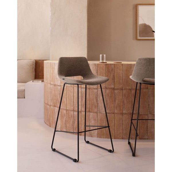 Svetlo rjav barski stol (višina sedeža 65 cm) Zahara – Kave Home-image-1