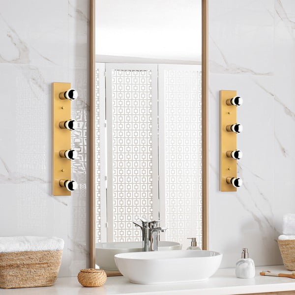 Stenska svetilka v zlati barvi Mirro – Opviq lights-image-2