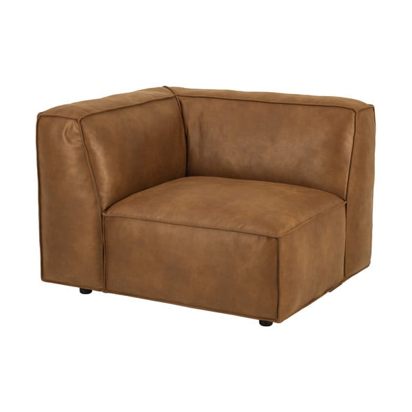 Rjava modularna sedežna garnitura (levi kot) Fairfield Kentucky – Bonami Selection-image-3