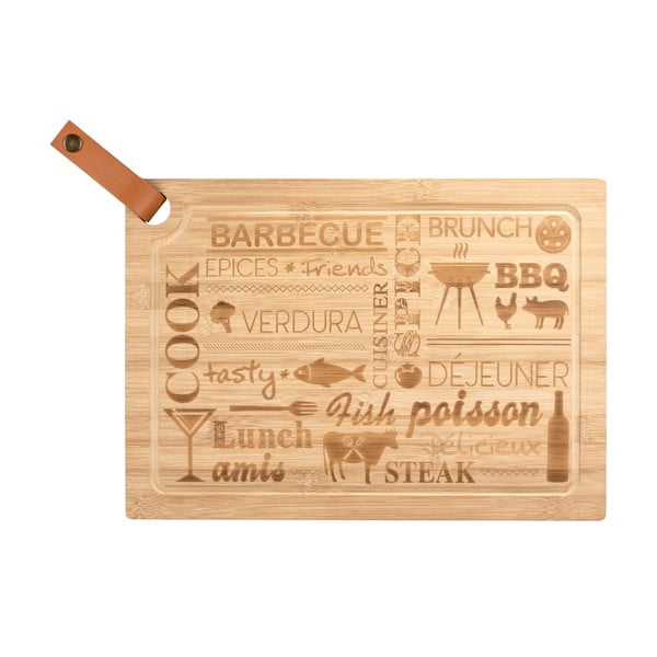 Bambusova deska za rezanje Wenko Steak Board, 39,5 x 28 cm