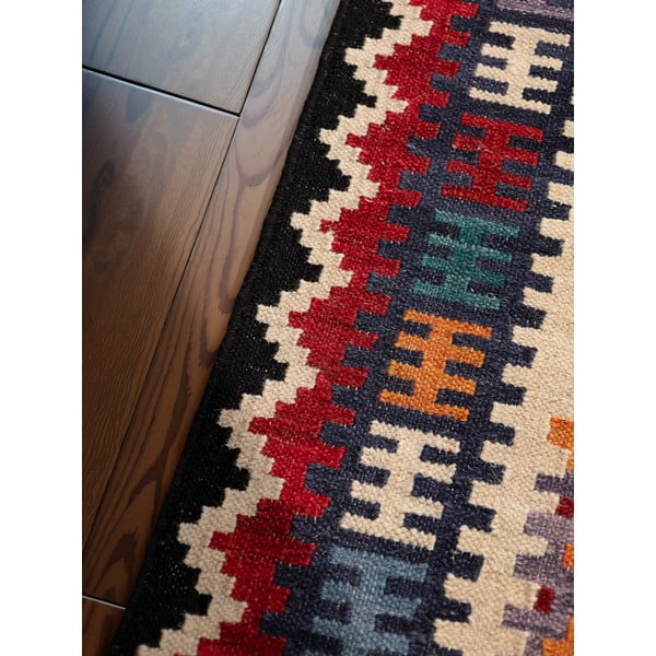 Rdeča obojestranska ročno tkana volnena preproga 200x290 cm Kamal Kian – Nouristan-image-4