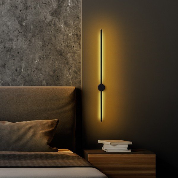 Črna LED stenska svetilka Sword – Opviq lights-image-1