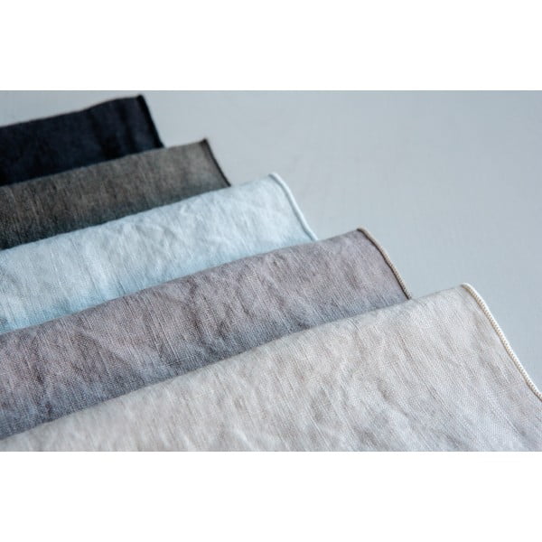 Krem in beli laneni prt Blomus, 140 x 260 cm-image-2