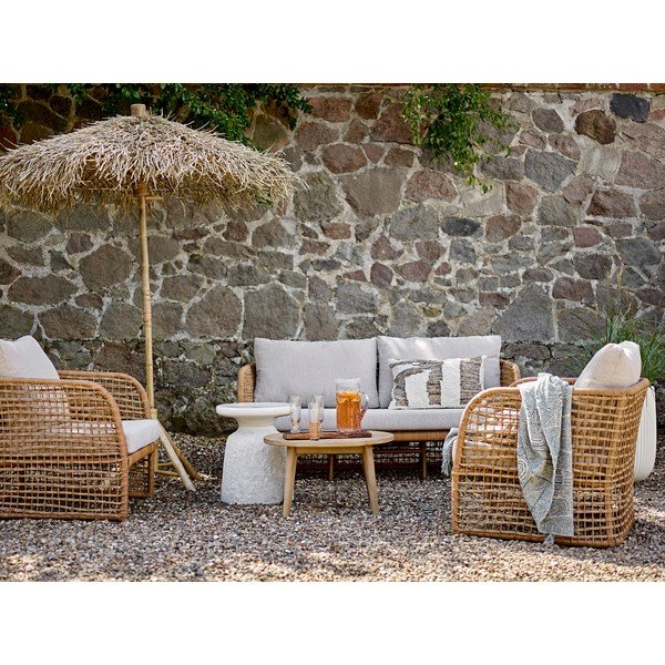 Senčnik v naravni barvi ø 160 cm Noia – Bloomingville-image-4