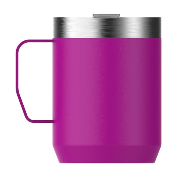 Rožnat termo lonček iz nerjavečega jekla 230 ml Stay-Hot Camp Mug Violet Blossom – Stanley-image-2