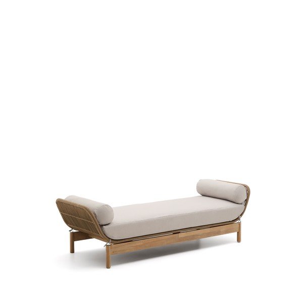 Vrtni kavč iz masivne akacije v naravni barvi Catalina – Kave Home-image-2