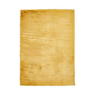 Rumena preproga Think Rugs Teddy, 80 x 150 cm